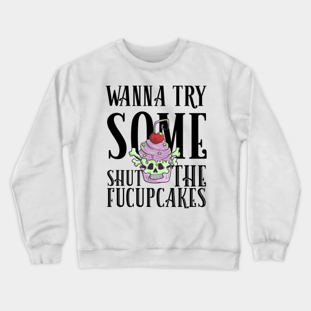 Pastel Goth Cupcake Meme Kawaii Gothic Sarcastic Eboy Egirl Crewneck Sweatshirt by TellingTales